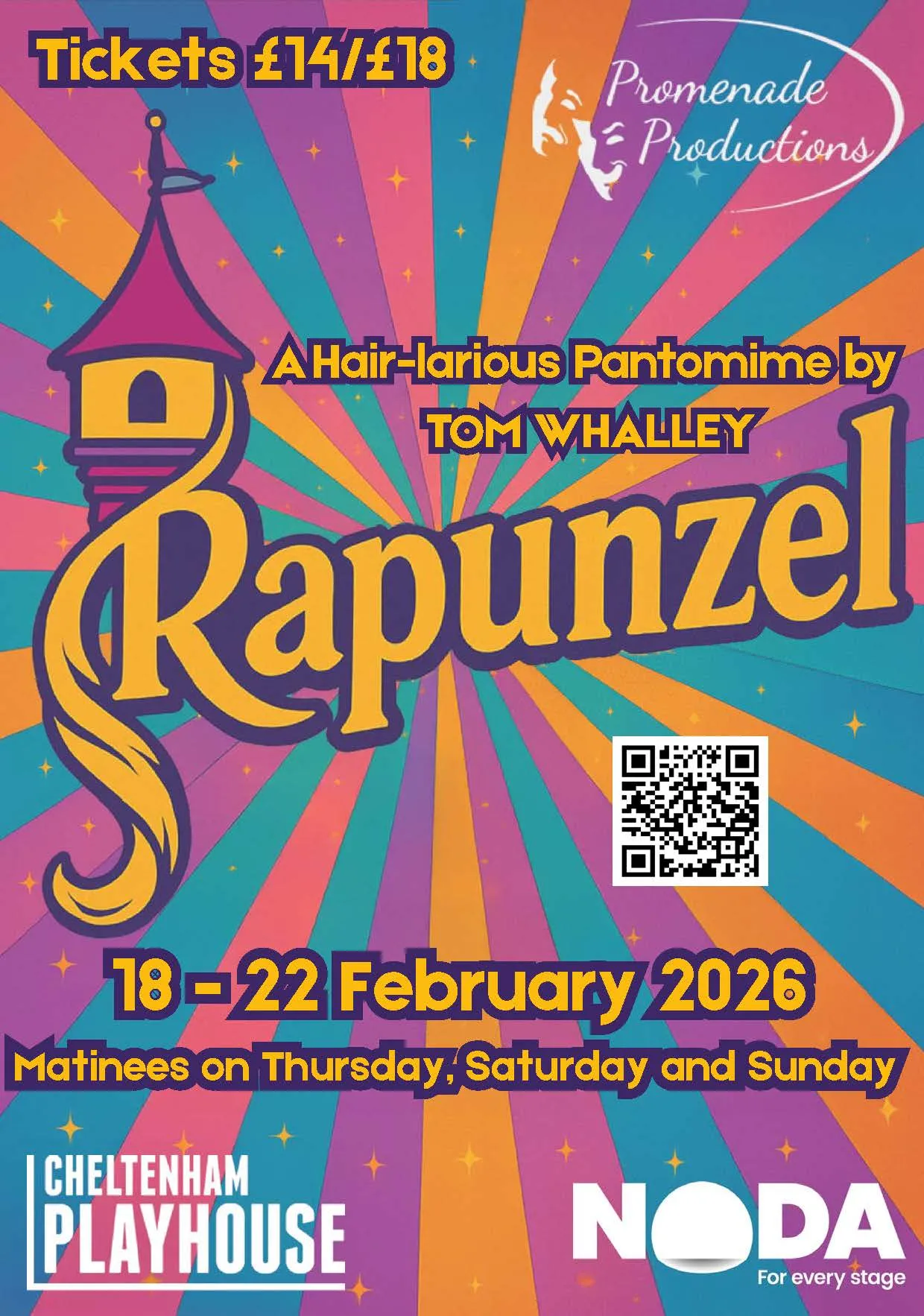 Rapunzel Poster with QR code
