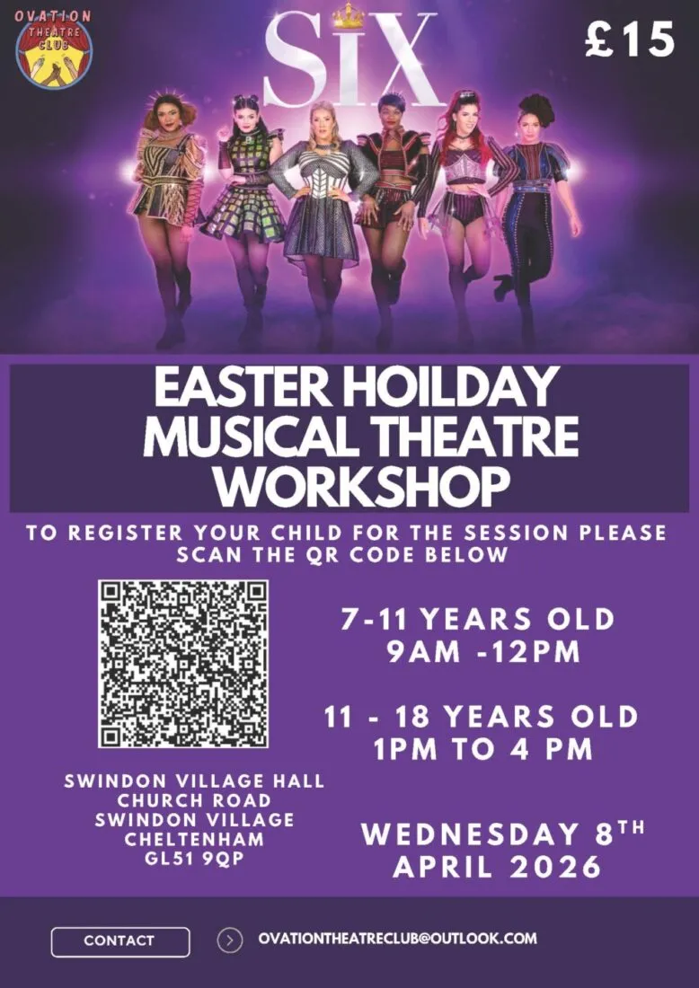 Easter Term Musical Theatre Workshop – SIX The Musical Flyer