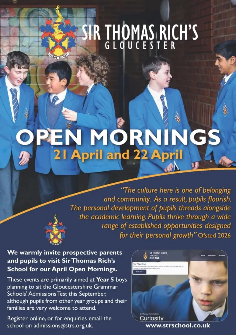 STRS Open Days April 2026_schools flyer
