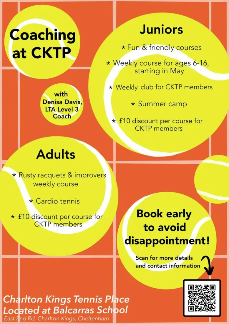 Tennis coaching leaflet 1