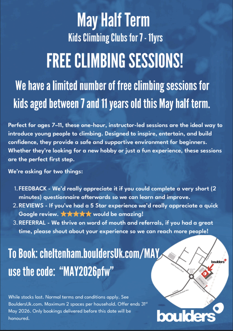 Boulders Free Climb May HT